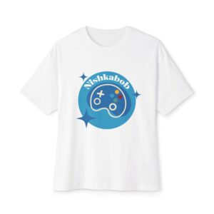 Nishkabob Logo Tee — Art Palette Video Game Controller Graphic T-Shirt